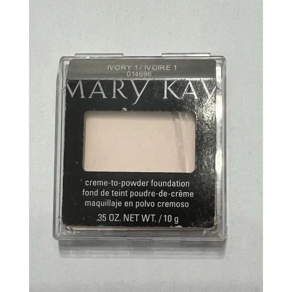 Mary Kay Creme to Powder Foundation Ivory 1 Full Size Discontinued NOS 014696